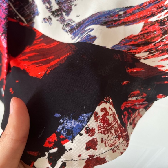 KENZO Paris Colourful Abstract Button Blouse - Picture 5 of 8